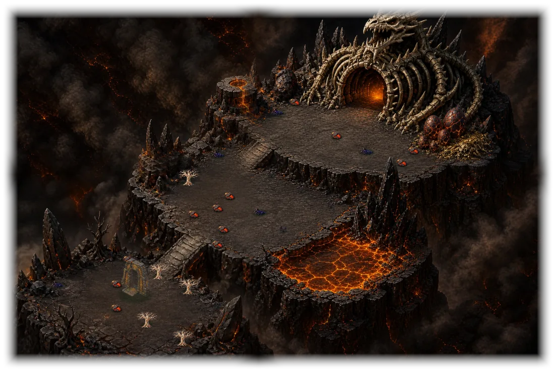 Map — The Draconic Peak