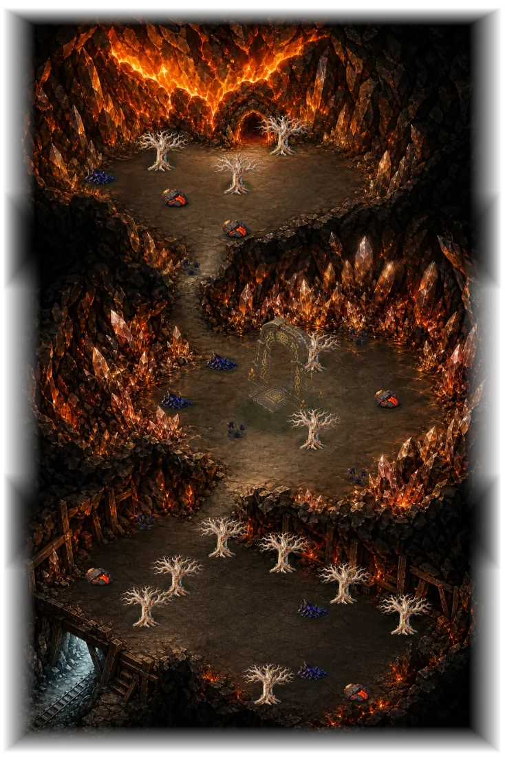 Map — The Rift Caves